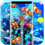 Logo of Aquarium lock screen android Application 